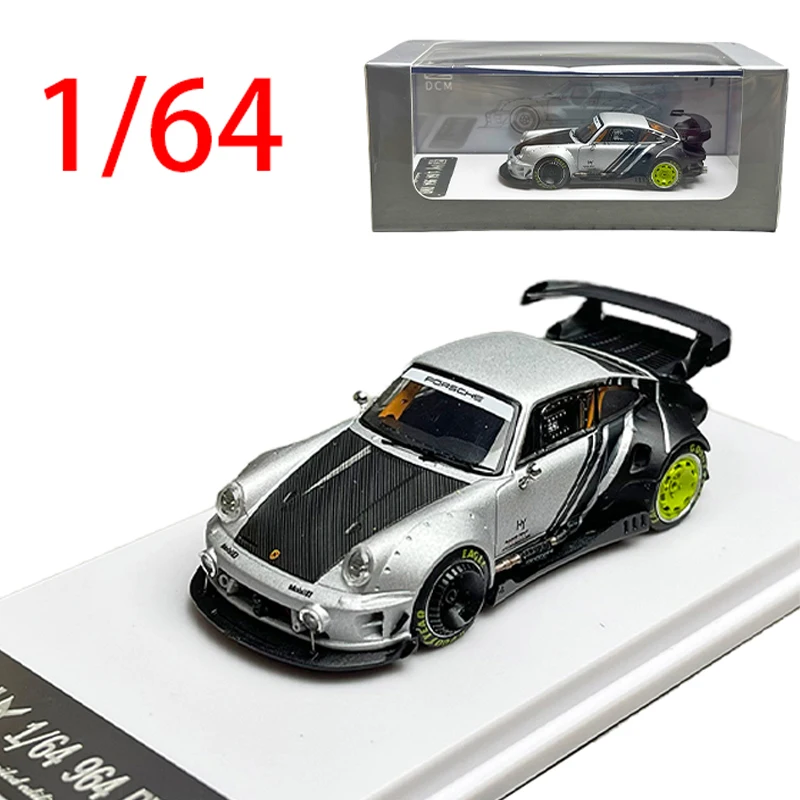 diecast-1-64-formato-rwb-964-porsche-modello-di-auto-in-lega-porsche-964-veicoli-da-gioco-giocattoli-per-i-ragazzi-collezione-display-hobby-scatola-originale