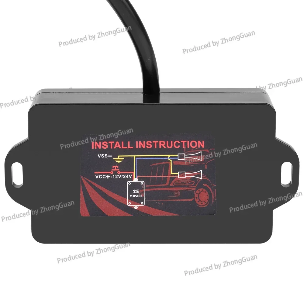 12V 24V Universal Best-selling 25-tone Button Adjustment, Multi-tone Speaker Snail Control Box