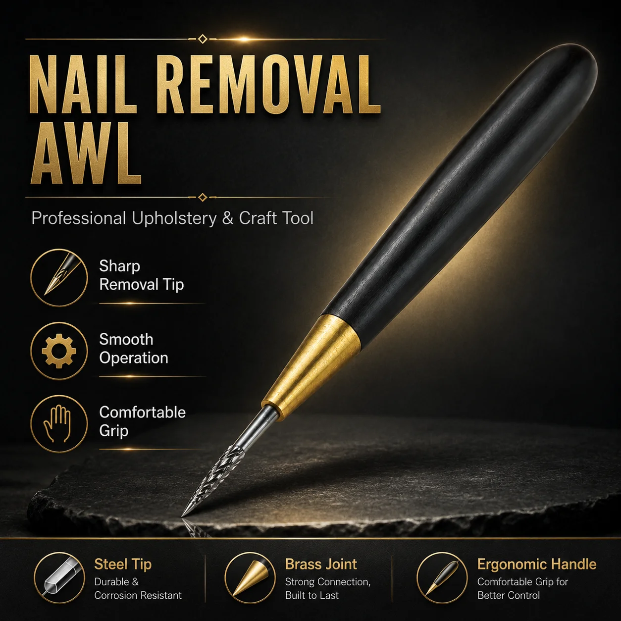 Alpha Badminton Stringing Machine Nail  Removal Awl Threading Tube Cone Accessory Protective Tool for Badminton Stringing Cone
