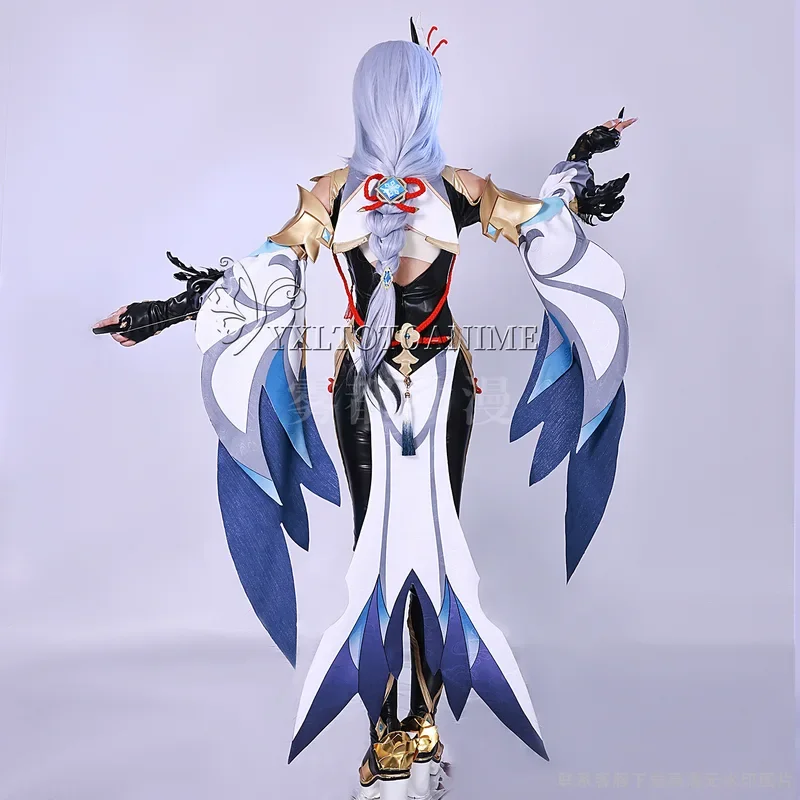 Hoge kwaliteit Shen He Cosplay Kostuum Frostflower Genshin Impact Lantern Rite Shenhe Nieuwe Cosplay Outfits Kostuum Uniformen