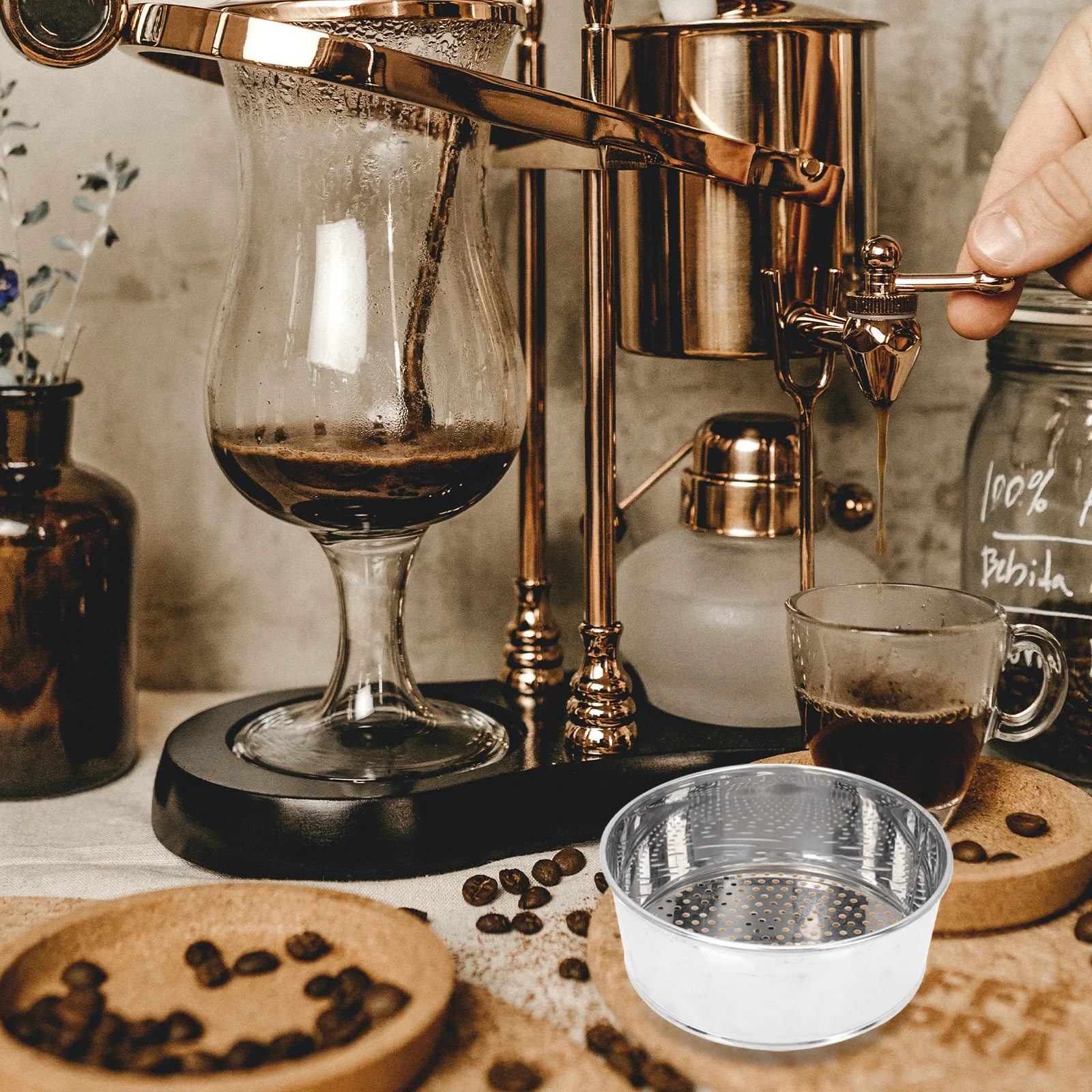 

1Set Round Hole Sieve Stainless Steel Beads Grading Tool Practical for Jewelry Pearls Coffee Beans Bodhi Fruit