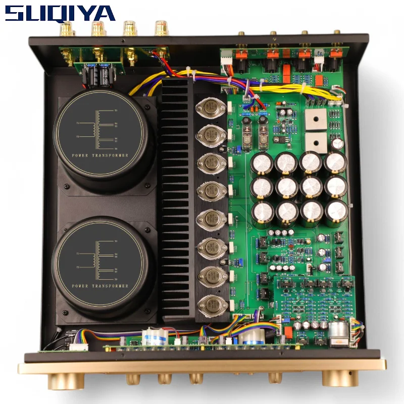 Pré-amplificador SUQIYA-Referência Accuphase C3850 + E550 Classe de alta potência A e B Amplificador de combinação de pontes totalmente balanceadas