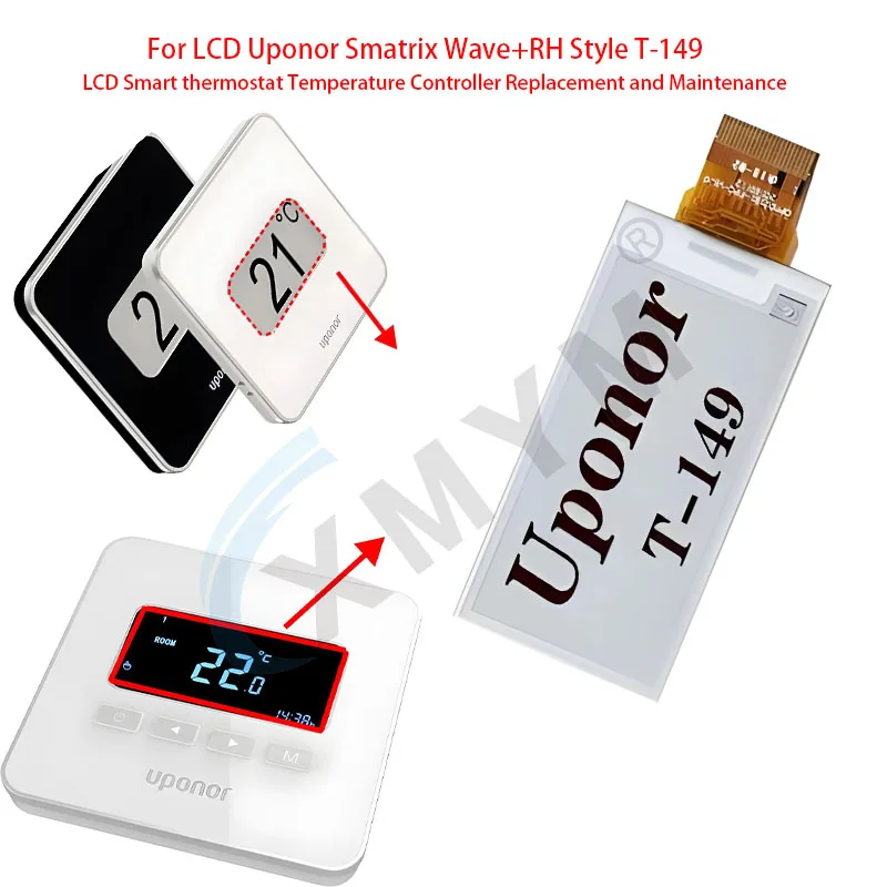 

For LCD Uponor Smatrix Wave+RH Style T-149 LCD Smart thermostat Temperature Controller Replacement and Maintenance