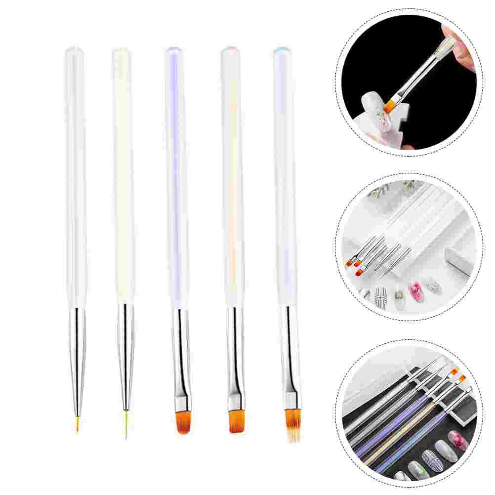 

Rhinestone Handle Nail Design Pen Kits Painting Tool Drawing Acrylic Brushes