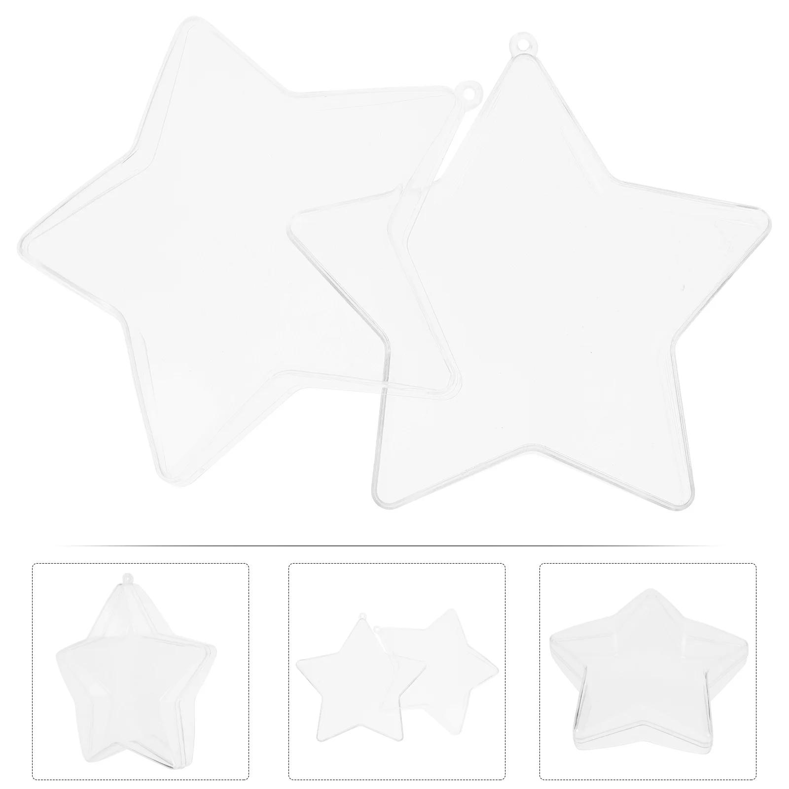 

Transparent Nail Mini Storage Container For Jewelry Organizer Manicure Accessories Desktop Stuff Holder