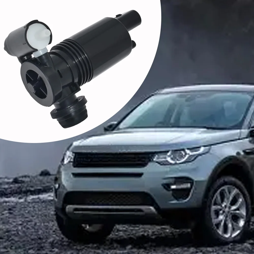 Насос омывателя лобового стекла автомобиля, распылительный двигатель для Land Rover Discovery Sport LR4 Range Rover Evoque LR013950, LR002301 Насос омывателя лобового стекла автомобиля, распылительный двигатель для Land Rover Discovery Sport LR4 Range Rover Evoque LR013950, LR002301