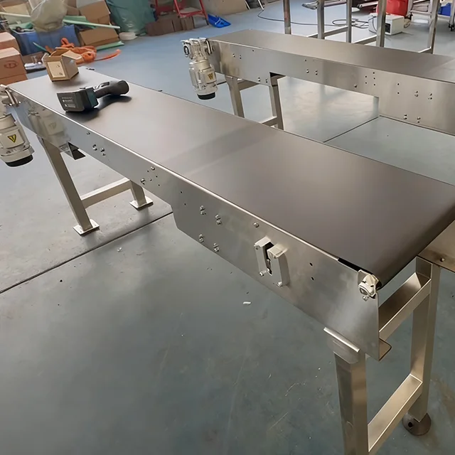Stainless Steel Food-grade Knife-edge Belt Conveyor Food Industry Assembly Line Conveyor Belt Customized Automated Conveyor