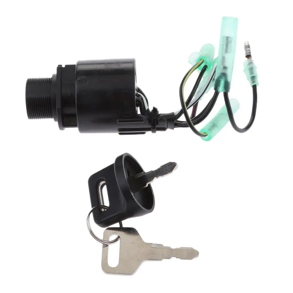 

Ignition Key Switch for Outboard Motor Control Box, Easy to Install