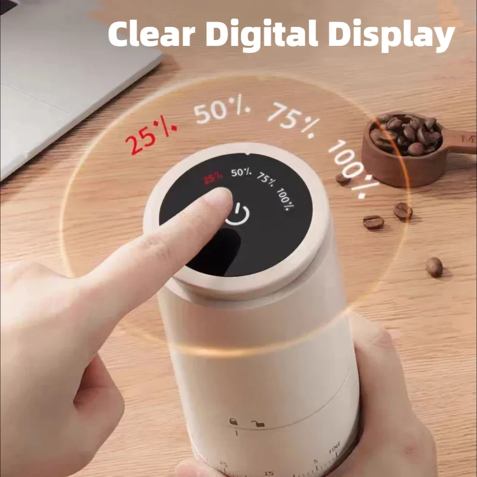 Household Coffee Grinder Cookware Electric Mixer Grinder Coffee Bean Grinder Usb Charging Kitchen Accessories Kitchen Tools