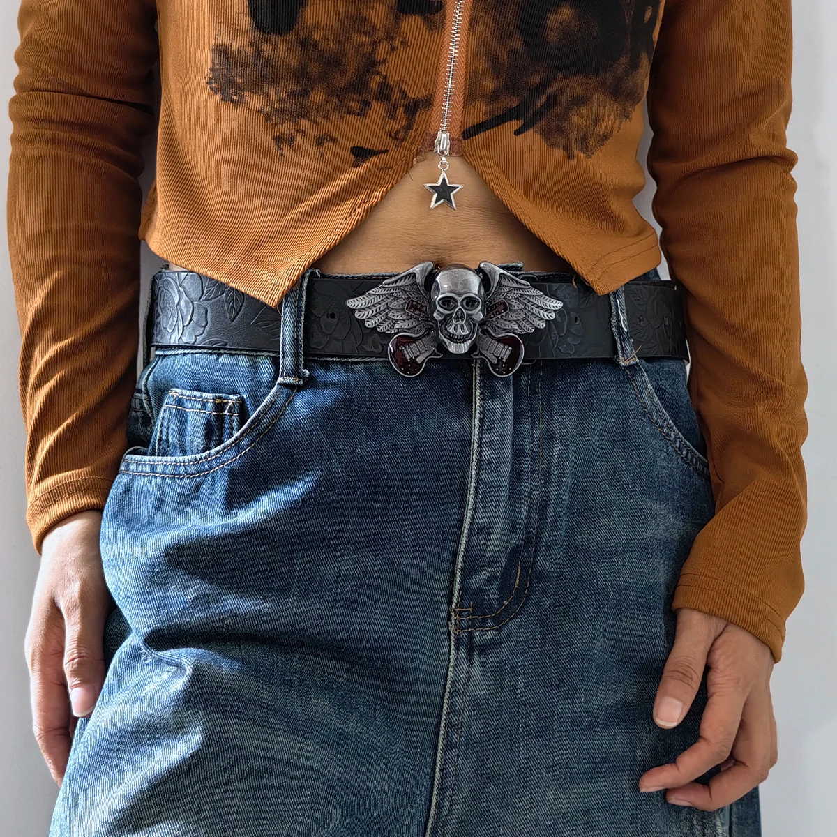 New Retro Men's Belt Bohemian Style Belt Fashion Personalized Belts For Men Women Punk Rock Y2K Waistband For Pants and Jeans - view 3