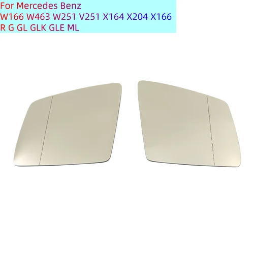 Imagen 1 del producto Cristal de espejo lateral calefactable para Mercedes Benz W166 W463 W251 V251 X164 X204 X166 R G GL GLK GLE ML A1668100319 A1668100219