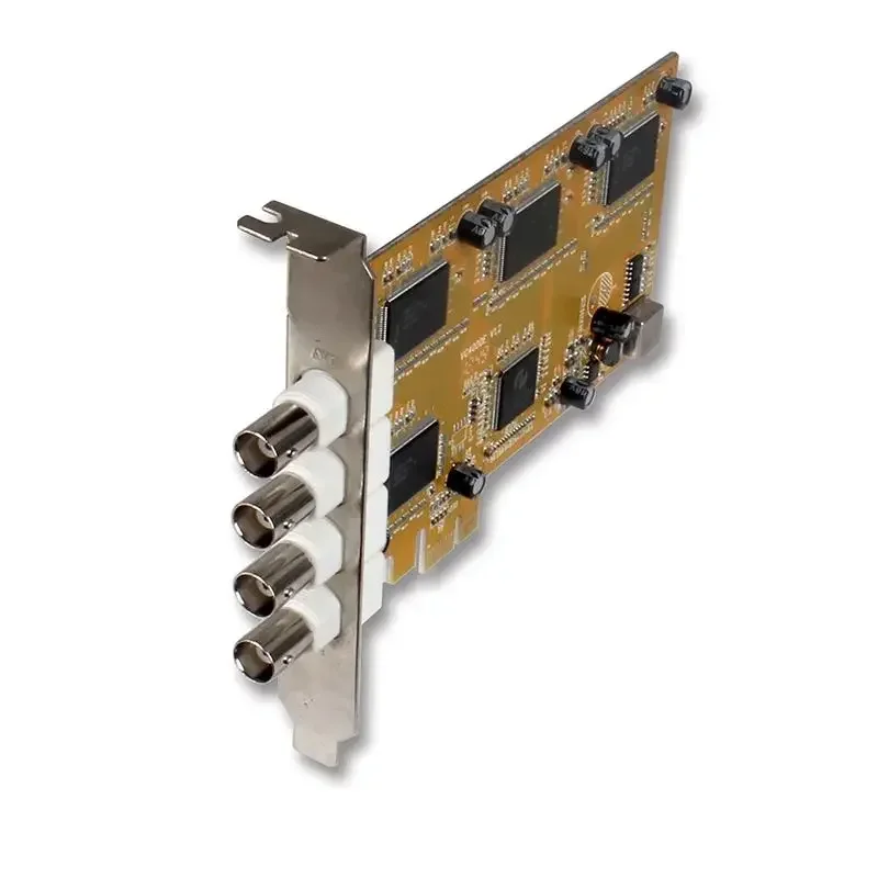 4 Channel av/s Video Capture BNC 4 Port VC4000E Image Monitoring Capture Card 4 Port PI7C9X+SAA7134HL Chip 1394 1440*900