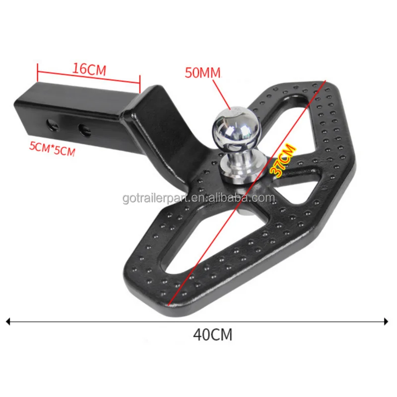 Универсальная задняя педаль с квадратным ртом, подножка с квадратным ртом, ступеньки задней двери, мяч для прицепа для Tundra Sequoia Ram Raptor F150