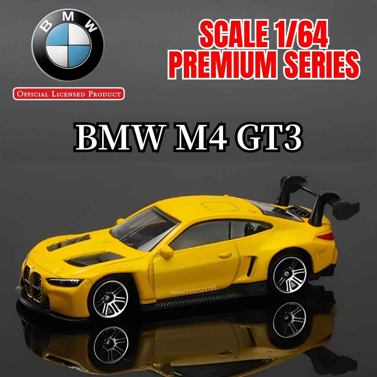 

1/64 BMW M4 GT3 Replica BMW VW Car Model – Scale Miniature Kid Gift Toy Diecast & Toy Vehicles Juguetes Para Niños