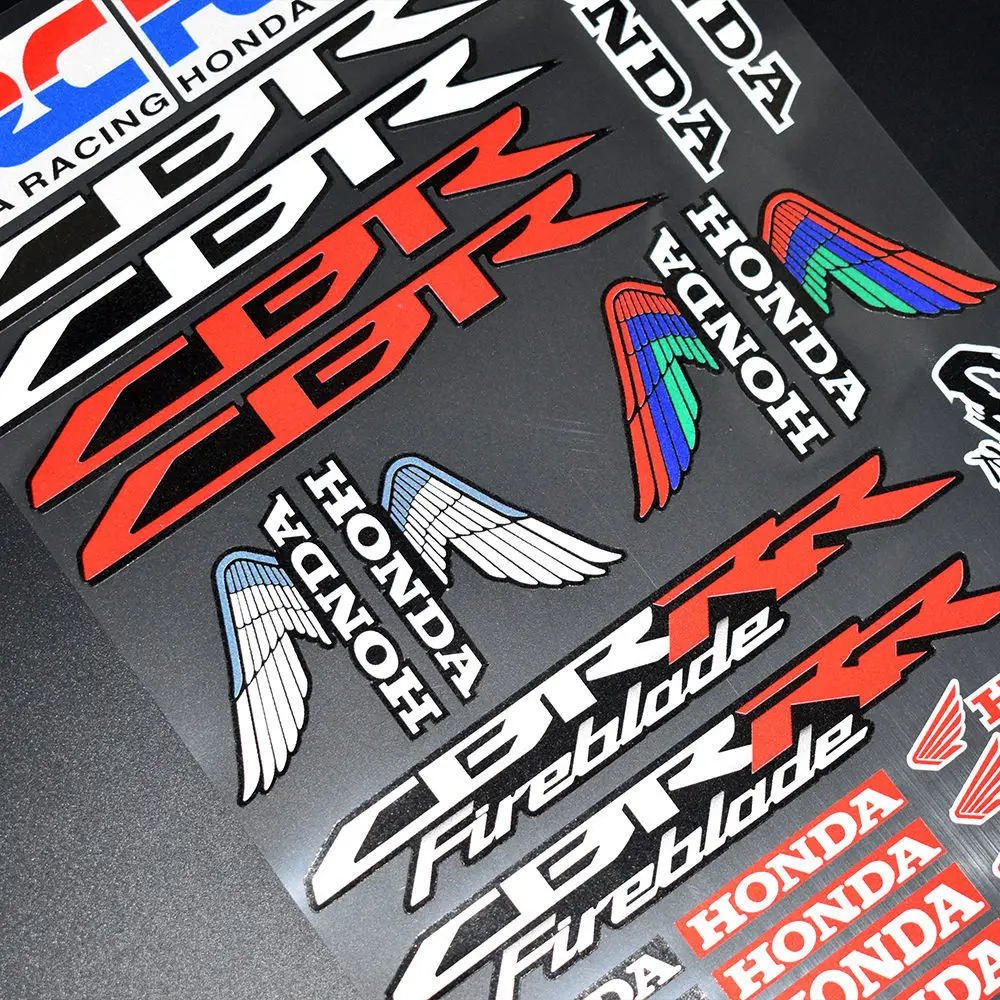 Motorcycle Body Stickers for Honda CBR Series Decals Waterproof Reflective Fuel Tank Decorative Stickers PVC Decals image 4