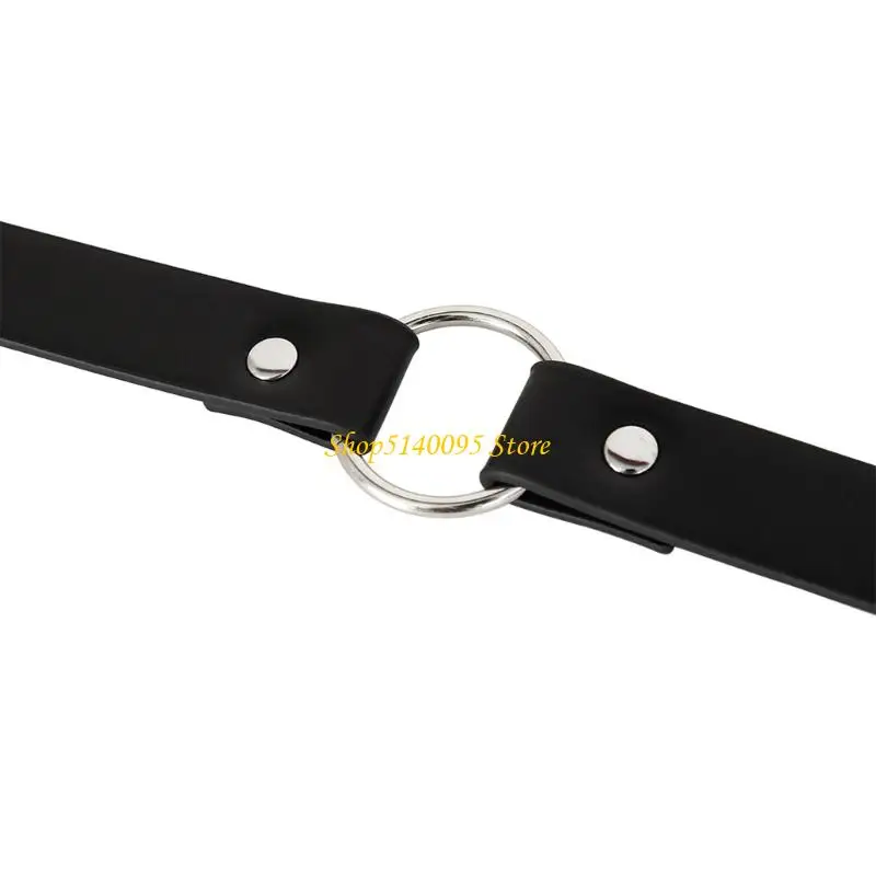 DXAE Regulowany pas na klatkę piersiową Punk Rock Clubwear Obcisły męski dodatek do kostiumu