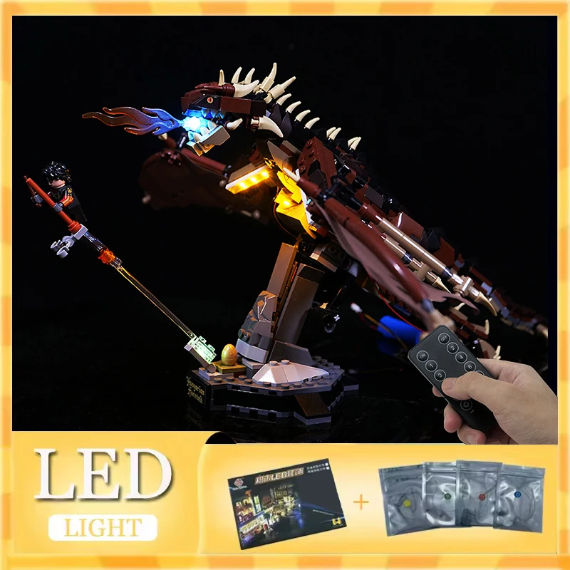 

DIY LED Light Kit For LEGO 76406 Horntail Dragon (Only LED Light,Without Blocks Model)
