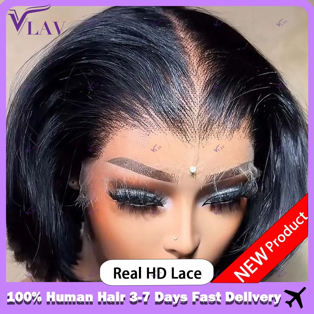 Real HD Lace Frontal Glueless Wigs Silky Straight 4×4/5×5 HD Lace Human Hair Wig For Woman Melt Skins Wig 13×4 HD Lace Front Wig