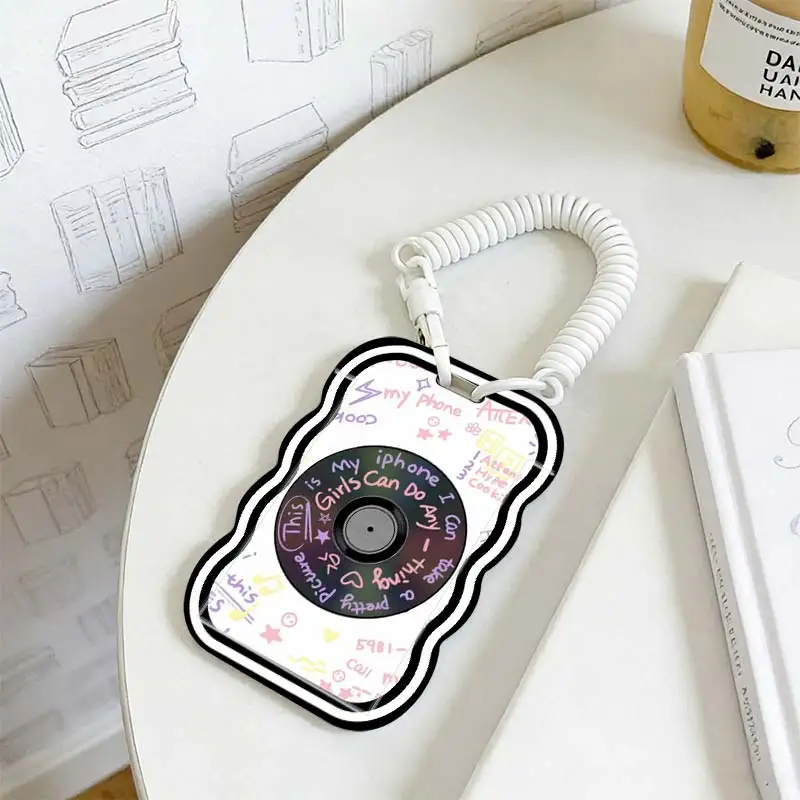 Card Holder for Photo Protector Kpop Photocard Holder Stretchable Spring Cord Student Bus/Meal Card Protection Case