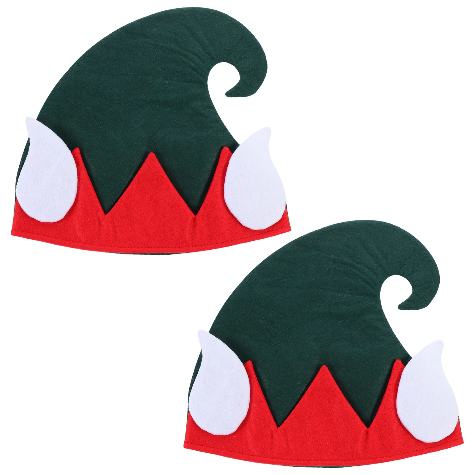

2Pcs Kid Christmas Chapeau Reusable Holiday Hat Decor Indoor Outdoor Party Headdress Festive Atmosphere Costume Accessory Caps