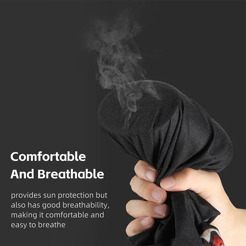 WEST BIKING Fashion Versatile Breathable Half Face Cycling Cover Mask Anti-Sun Cycling Hiking Camping Neck Tube Scarf For Men