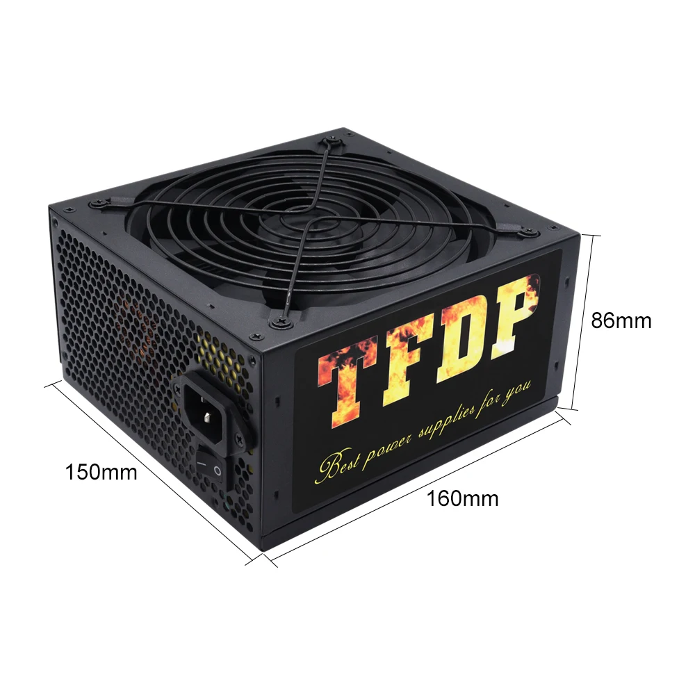 Volledige Modulaire Atx 850W 80Plus Goud Pc Voeding Max 1000W Pc Actieve Pfc-Eenheid Server Bron Voor Gaming Desktop Computer Psu