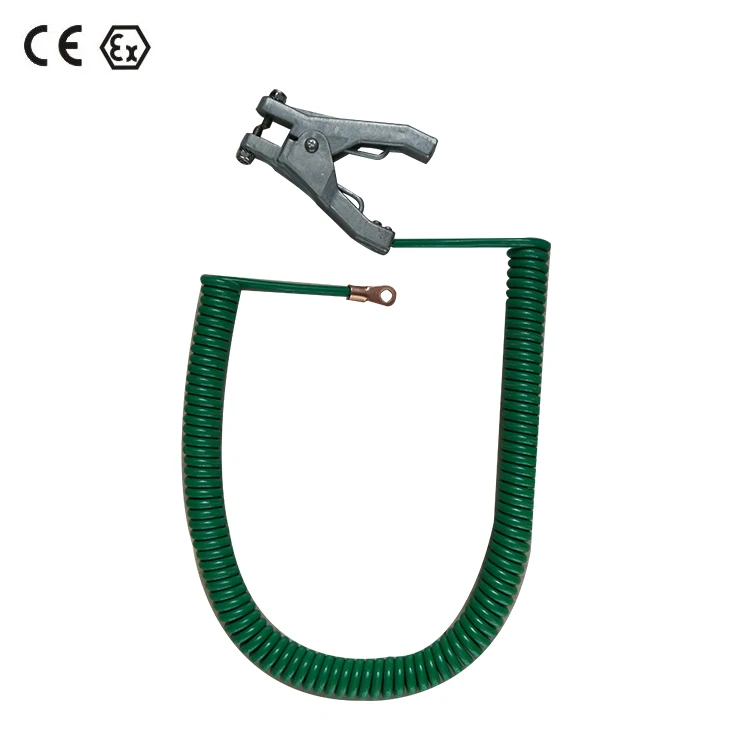 ATEX Approved Ground Clamp with 4m Green Cable