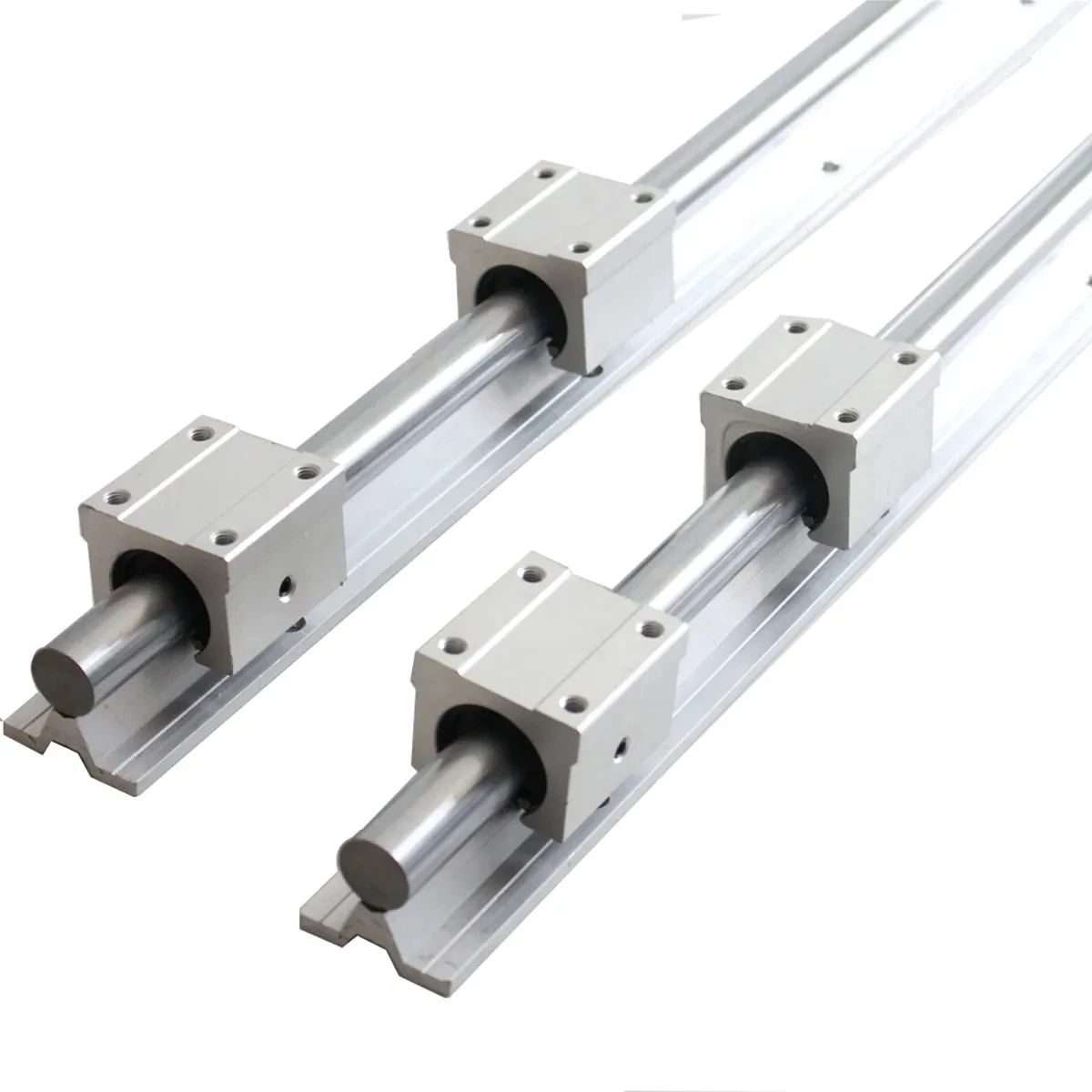 1set Linear Rail SBR12 300 400 500 600 700 800 900 1000mm 1200mm 2pcs Linear Guide SBR12 + 4pcs SBR12UU Blocks for CNC Part