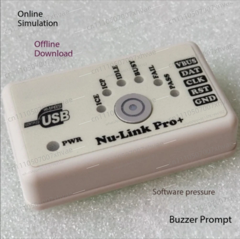 

Nu-Link Pro Emulator Offline Downloader Programmer NuLink for N76E003 MCU Chip Debugging Tool USBC to Serial Type C Interface