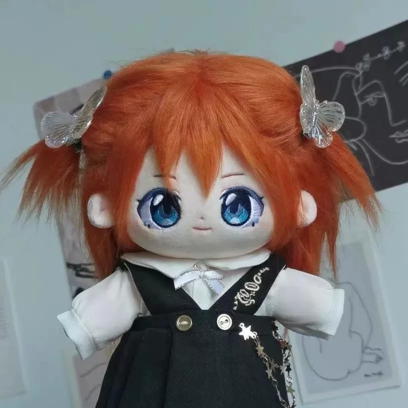 20CM New EVA Asuka Langley Soryu Cosplay Cartoon Anime Soft Body Dress Up Clothes Xmas Gift