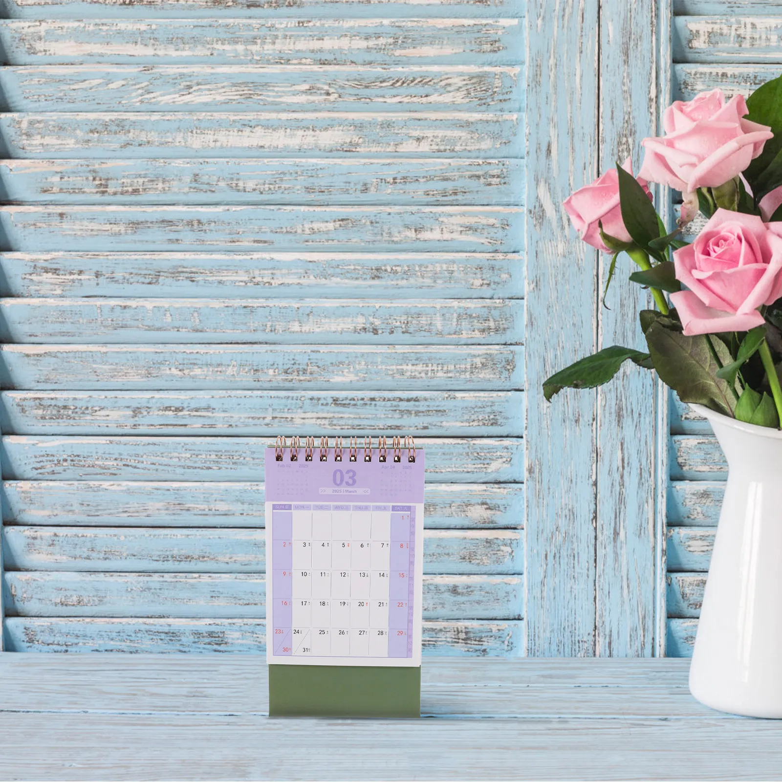 

Простой настольный календарь с июля 2024 по декабрь 2025, мини-календарь с откидными страницами, ежемесячный планировщик для офиса и школы, настольный планировщик