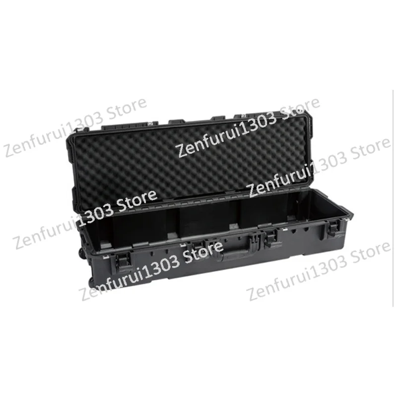 1080*320*195 mm long size hard plastic case for musical instruments toolbox with wheels  rolling tool box  instrument box