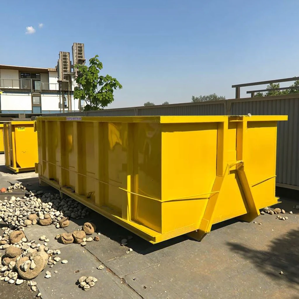Hook Lift Bin Hook Lift Dumpster Container Truck Scrap Dumpster Bin for Solid Waste Meeting International Standard