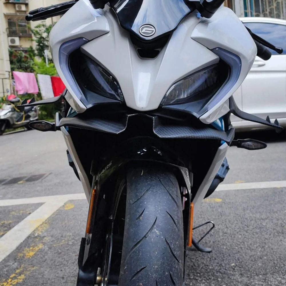 250SR 300SR Front Fairing Aerodynamic Winglet Lower Cover Protection Guard Fixed Wind Wing For CFMOTO 250 SR 300 SR MY22