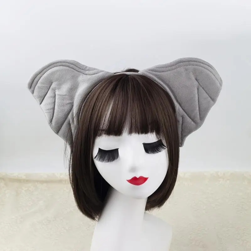 H58E Elephant Costume Akcesoria opaską ogonem Bowtie Covers Covers