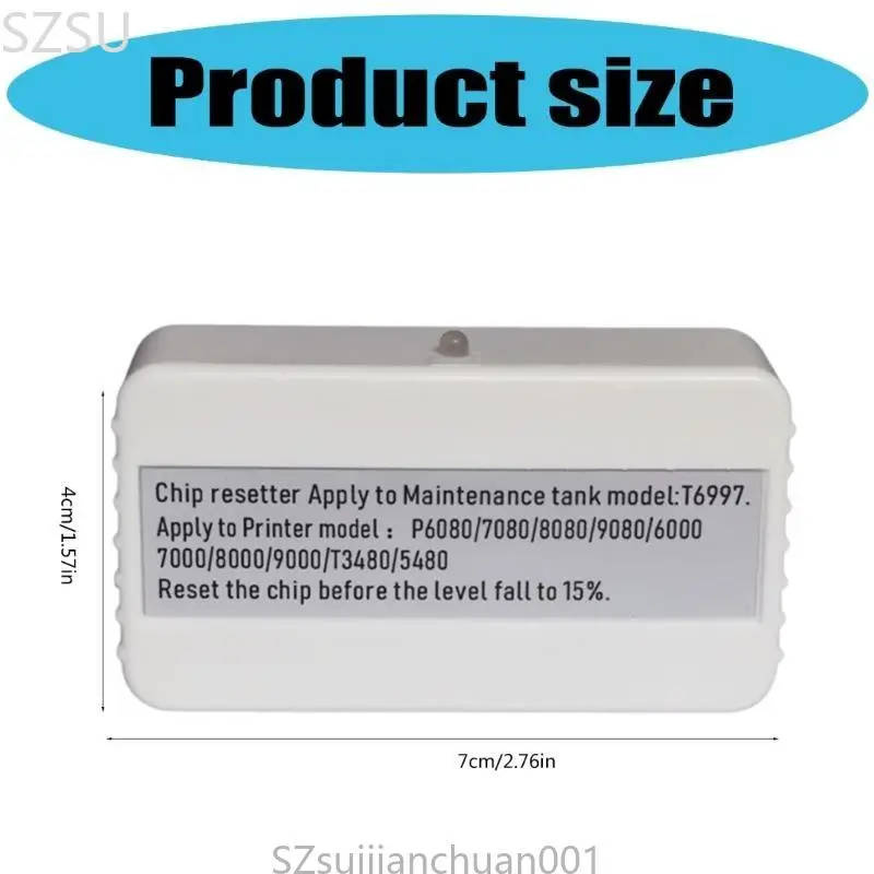CAIXA MANUTENÇÃO SZSU RESETTER PARA SURECOLOR P6000 P7000 P6080 P7080 P8080 P9080