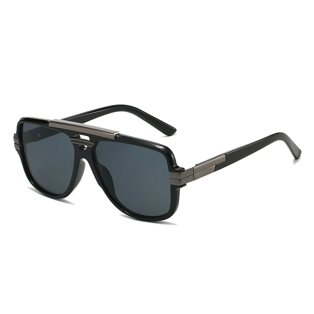 KAMMPT Double Bridge Pilot Shades Herren 2025, Neuankömmling, Outdoor-Markendesign-Sonnenbrille, Damen, stilvoll, übergroß, Anti-UV-Sonnenbrille