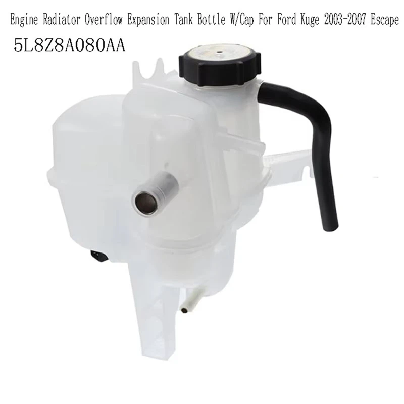 Coolant Reservoir Engine Radiator Overflow Expansion Tank Bottle W/Cap For Ford Kuge 2003-2007 Escape 5L8Z8A080AA