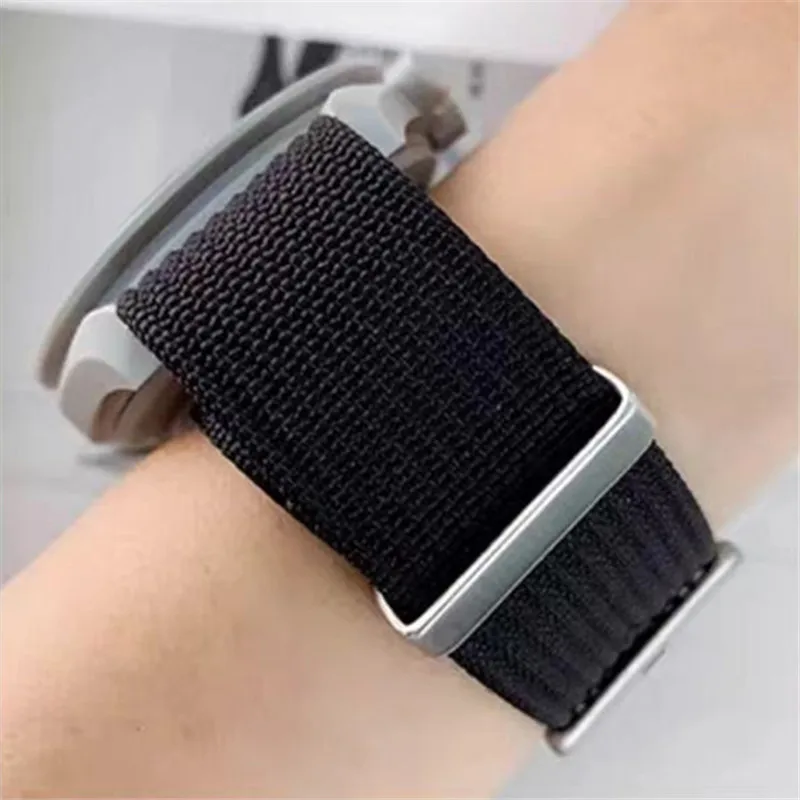 20mm High Quality Pin Buckle Soft Sport Nylon Watch Strap Replacement Wristband For Omega Swatch Planet Series Watchband image 6