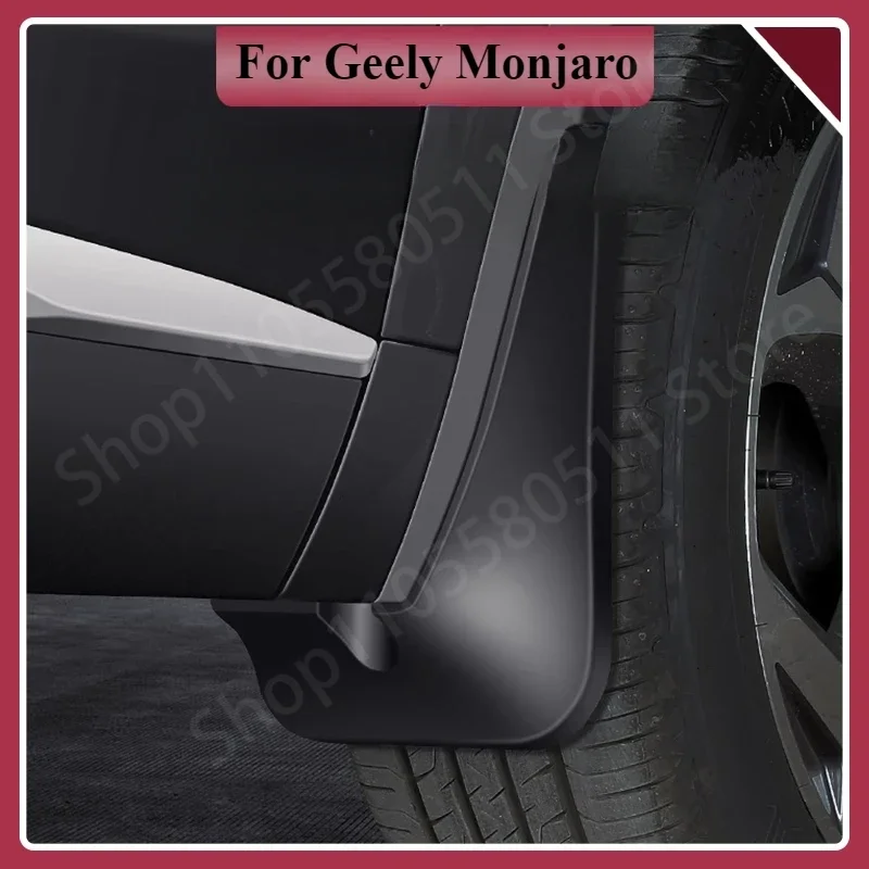 For Geely Monjaro Xingyue L 2023 2024 2025 4pcs Special Car Fender Mudguard Front Rear Mud Flaps Guard Splash Flap Accessories