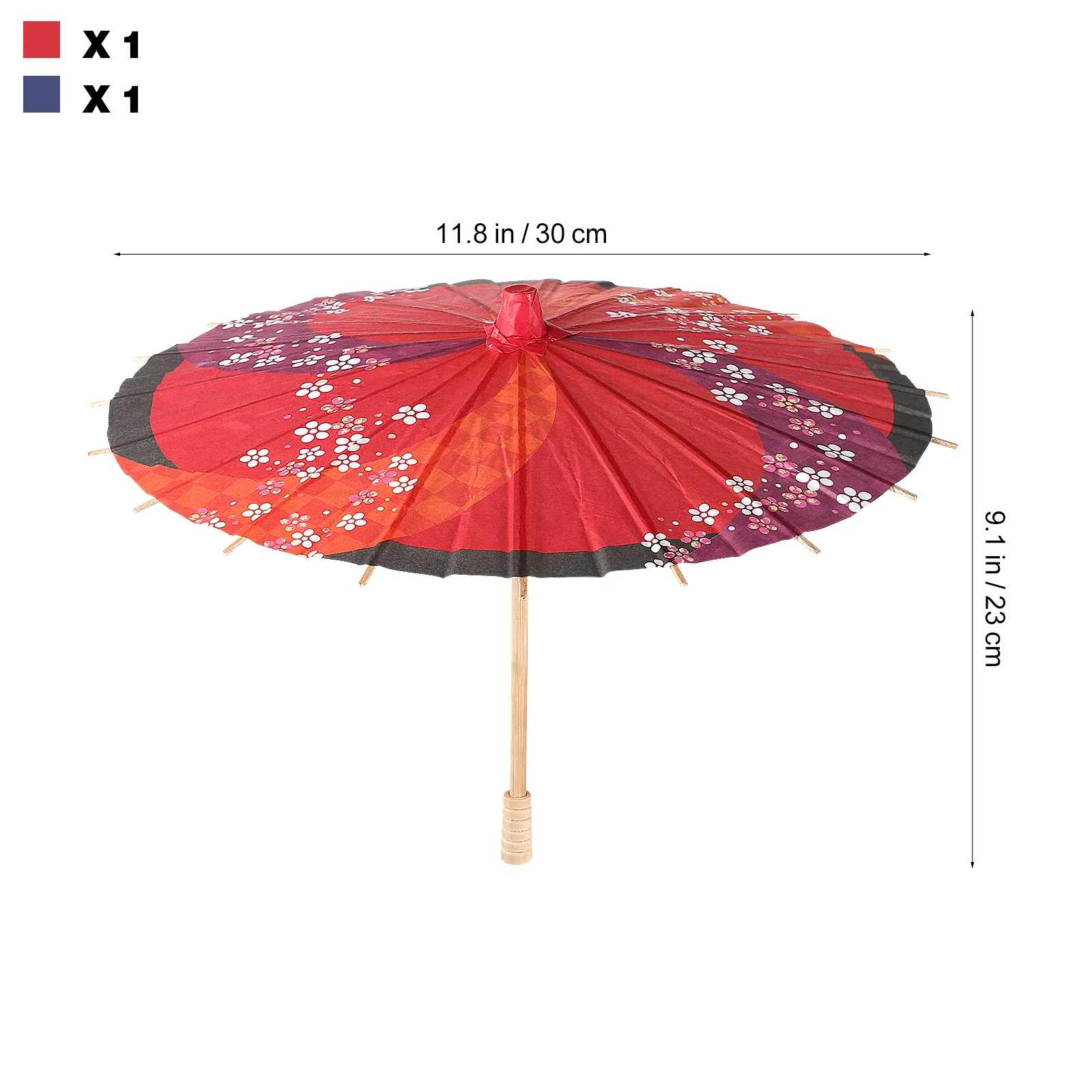 Japanese Oil Paper Umbrella Vintage Cherry Blossoms Ancient Dance Umbrella Chinese Style Paper Umbrellas Decoration