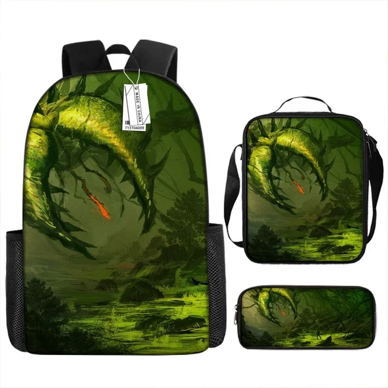 

Рюкзак CyGame Terraria, школьный рюкзак, сумка для обеда, набор пеналов для детей, студентов