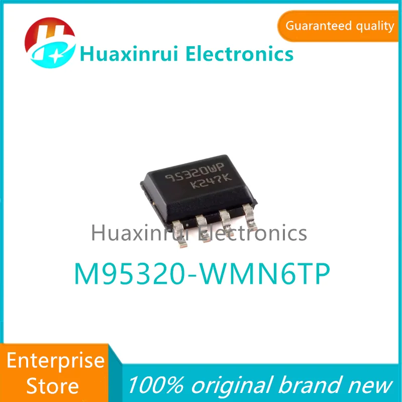 M95320-WMN6TP SOP-8 100% original brand new silk screen 95320WP 2Kbit SPI bus EEPROM chip with high-speed clock M95320-WMN6TP