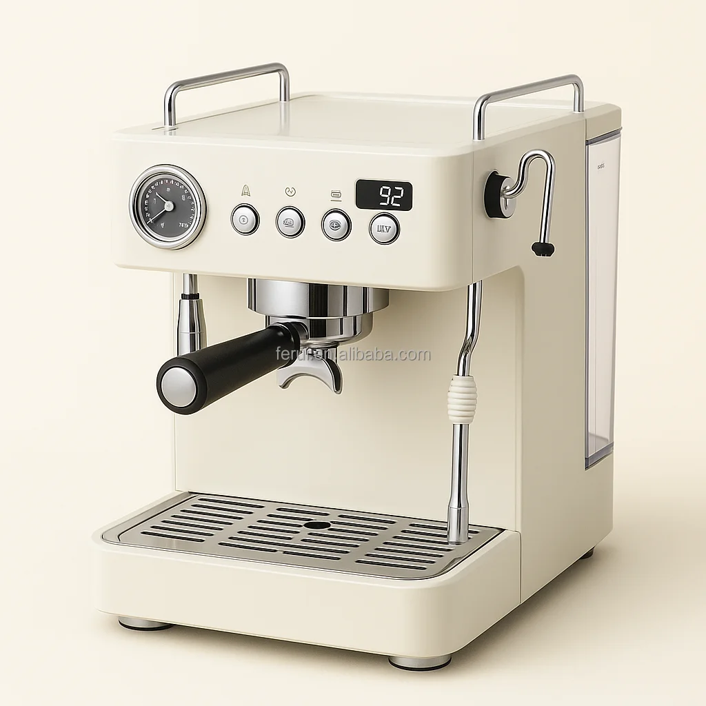 

Commercial Espresso Coffee Machine Dual Boiler PID Temperature Control 58mm Portafilter