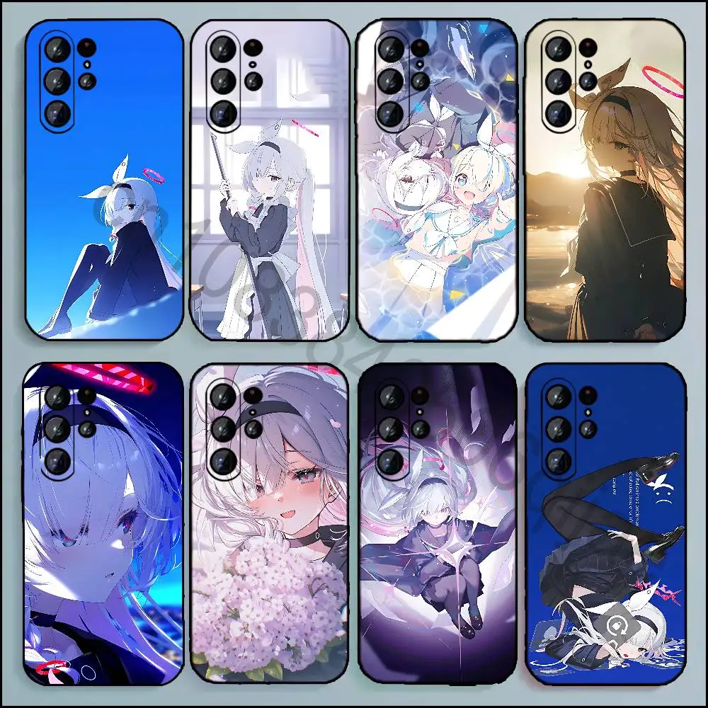 P-Plana Phone Case For Samsung Galaxy A13,21s,22,31,32,52,53,71,80,A91 Soft Black Cover