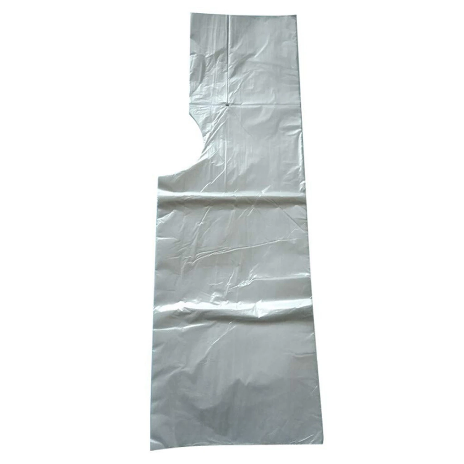 HOT SALE-100Pcs PE Apron Disposable Long Barber Wai Cloth Perm Hair Salon Haircut Wai Hairdressing Cape Shawl 60X90cm