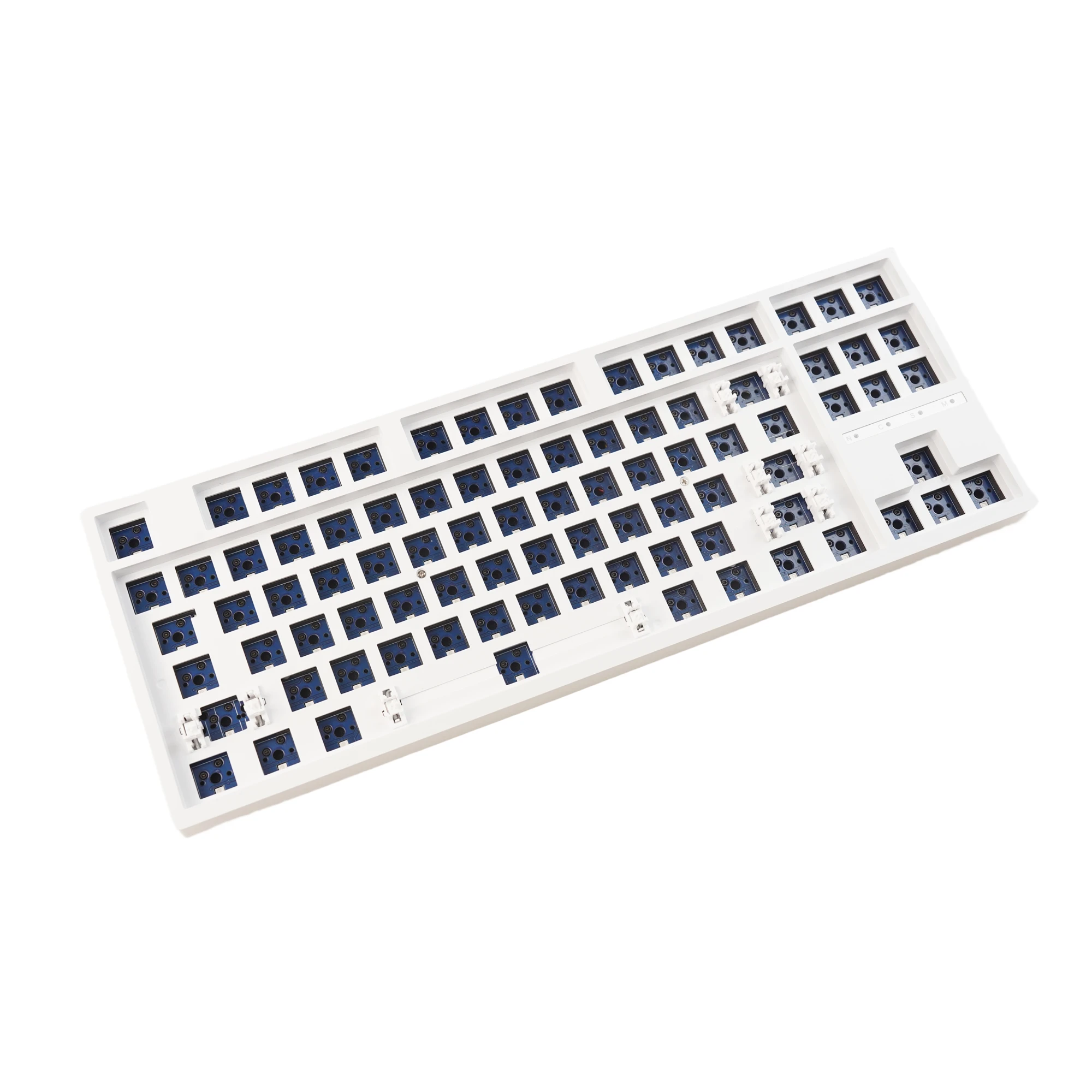 Imagem -02 - Kit de Teclado para Jogos sem Fio 75 Teclado Mecânico Tkl Rgb Bluetooth 2.4g Usb-c Kit de Teclado Personalizado Hot-swappable Hw87