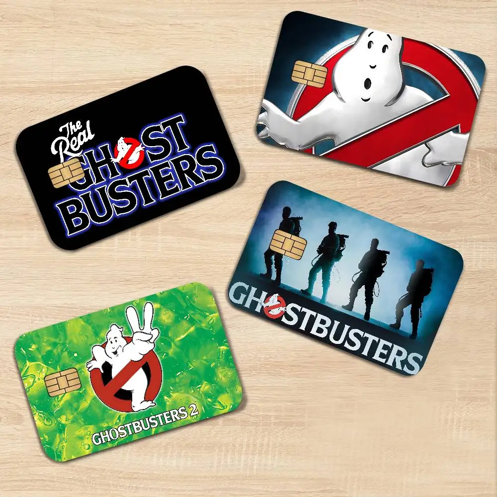 Classic Comedy Movie G-Ghostbusters Diy Credit Debit Card Sticker Party Sticker Decoration Waterproof Small Chip Card Skin