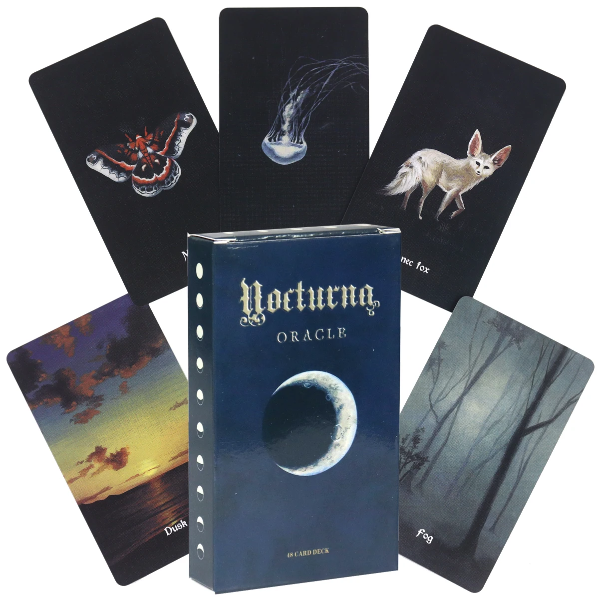 

48 Pcs Oracle Cards Nocturna Oracle Deck 10.3*6cm