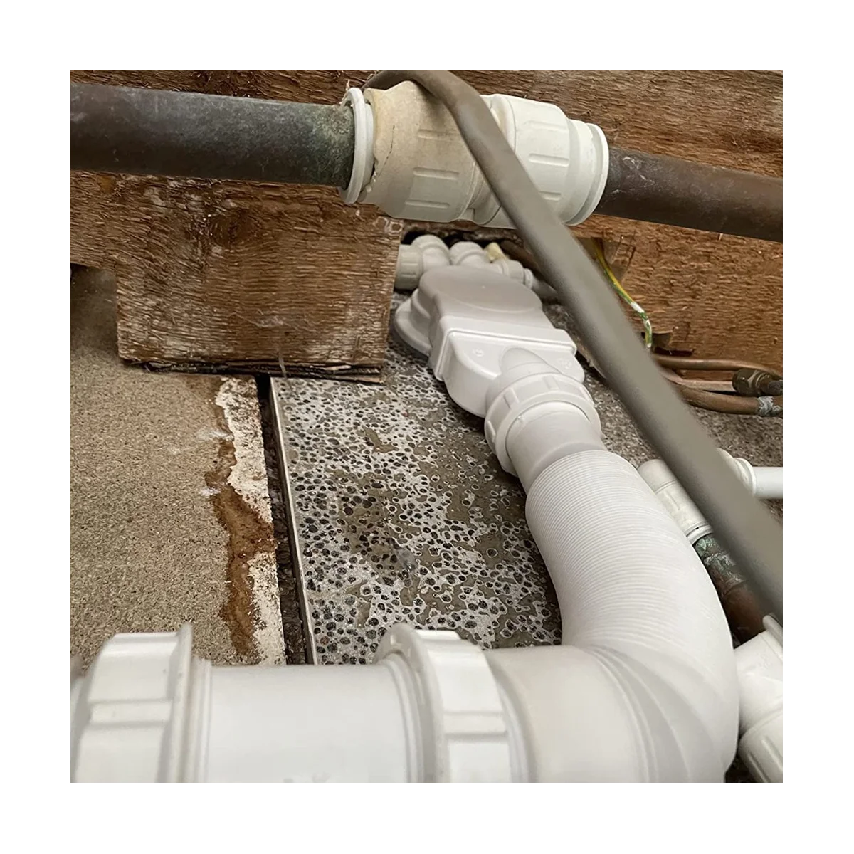 Desagüe de ducha bajo, bandeja de ducha ABS cromada, drenaje delgado de sifón, flujo de agua de 90mm, 36 L/Min, drenaje lateral de trampa